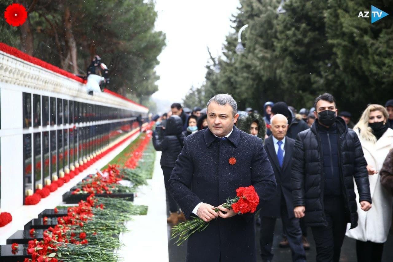 Staff of "Azerbaijan Television and Radio Broadcasting" CJSC commemorate martyrs
